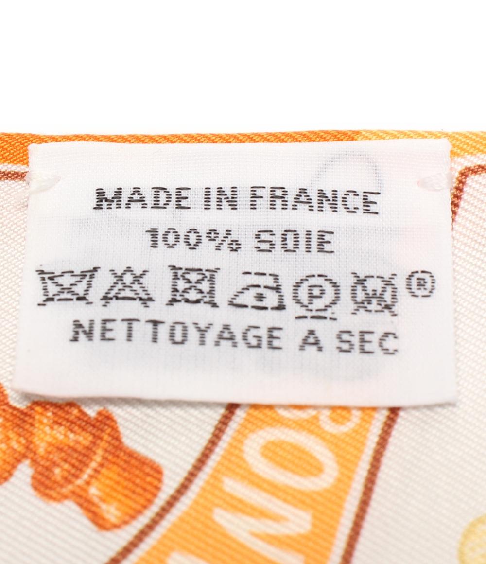 HERMES スカーフ ツイリー シルク100% Funny ice cream レディース エルメス