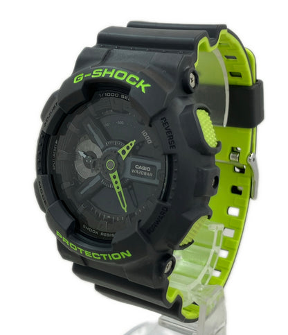 美品 CASIO 腕時計 G-SHOCK クオーツ ブラック GA-110LN メンズ カシオ