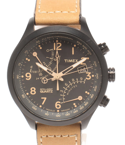 TIMEX 腕時計 クオーツ ブラック T2N700 メンズ タイメックス