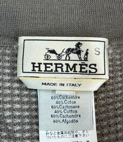 HERMES 長袖ニット スキッパーワッフルニット レディース SIZE XL エルメス