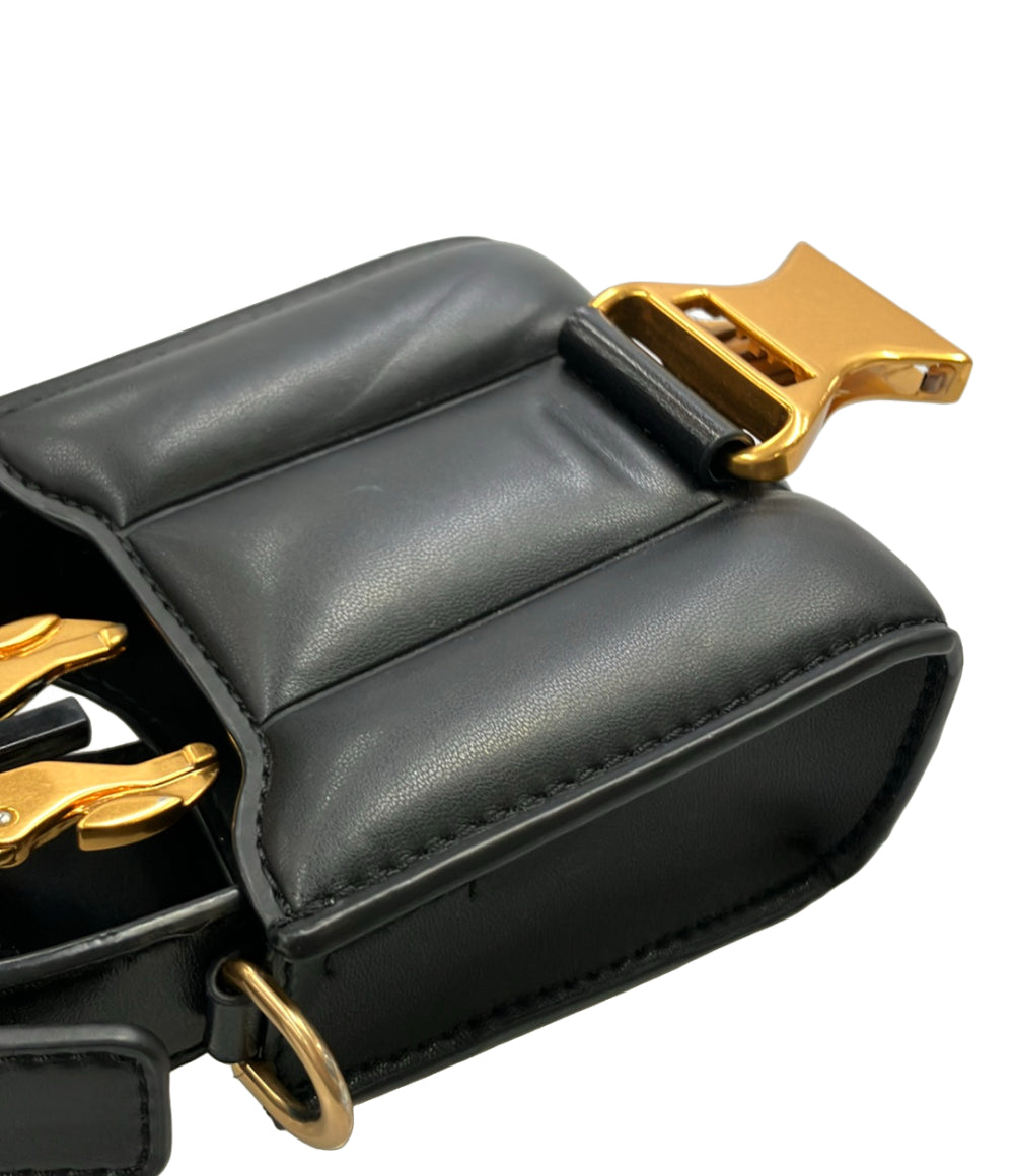 美品 CHARLES&KEITH 2way ハンドバッグ ショルダーバッグ 斜め掛け チェーン ミニバッグ レディース チャールズ＆キース