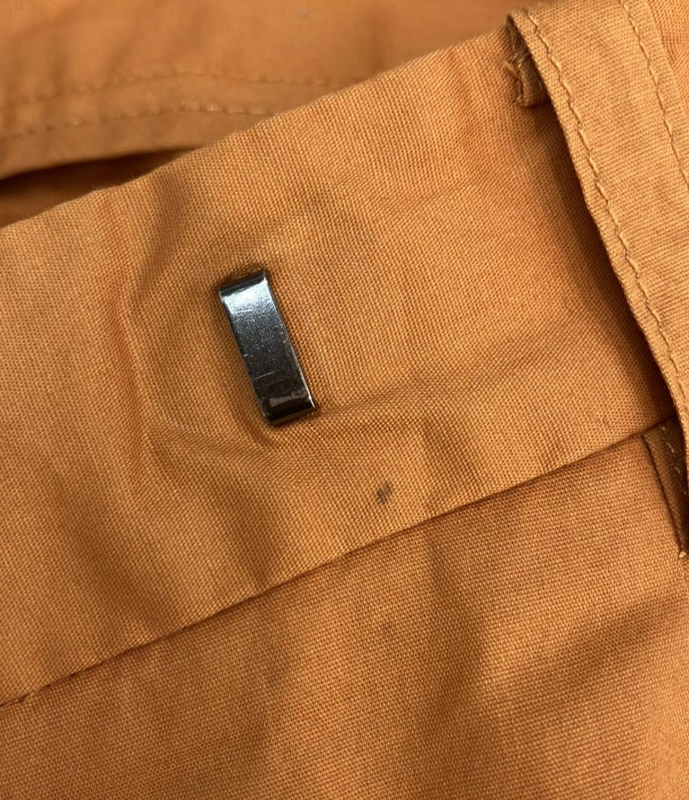 Emporio Armani テーパードパンツ ライン タック 裾ジップ グログランリボン レディース SIZE 38 (M) エンポリオ・アルマーニ