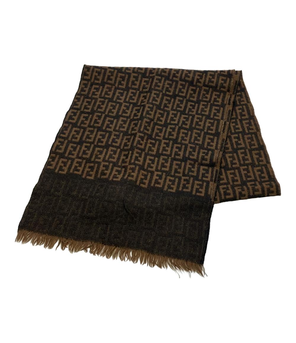 フェンディ マフラー ウール 100% ズッカ柄 レディース FENDI