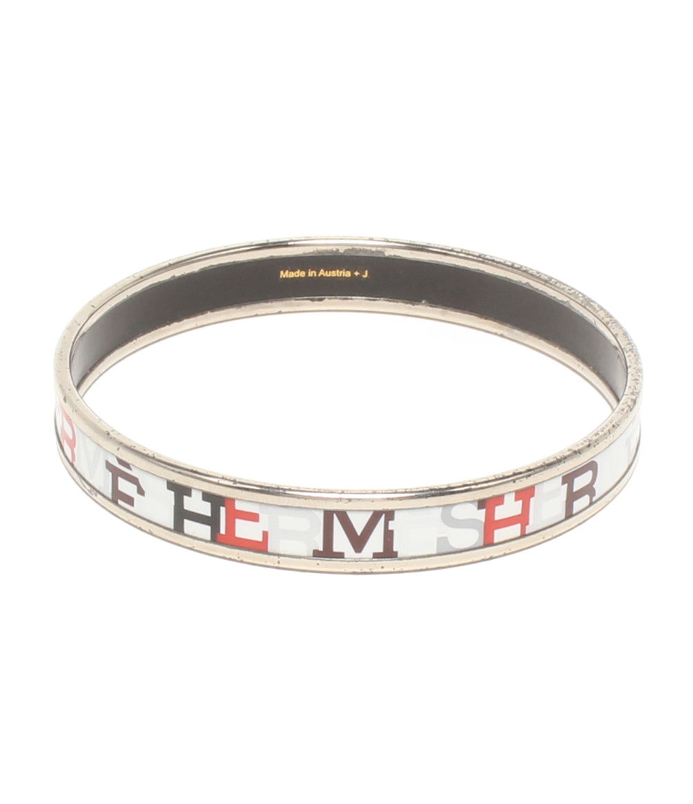 HERMES バングル エマイユ PM ロゴ レディース エルメス