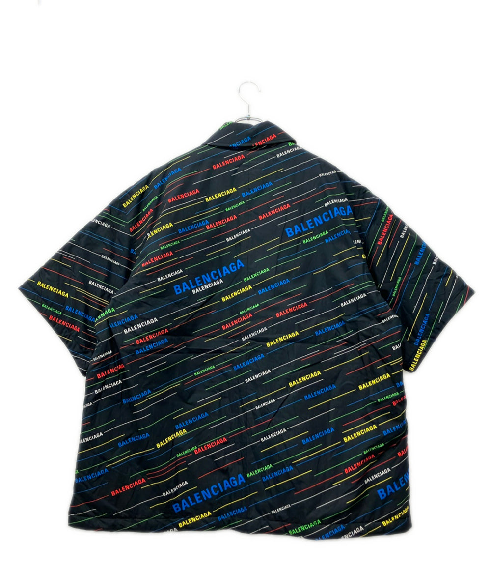 BALENCIAGA 半袖 ジャケット ロゴプリント 556237 メンズ SIZE 48 バレンシアガ