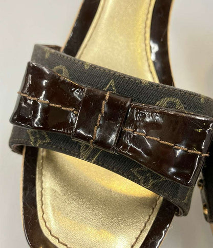 LOUIS VUITTON ミュールサンダル レディース SIZE 37 (24.5cm) ルイ・ヴィトン
