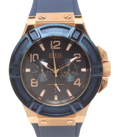 Guess 腕時計 クオーツ ネイビー系 W0247G3 レディース メンズ ゲス
