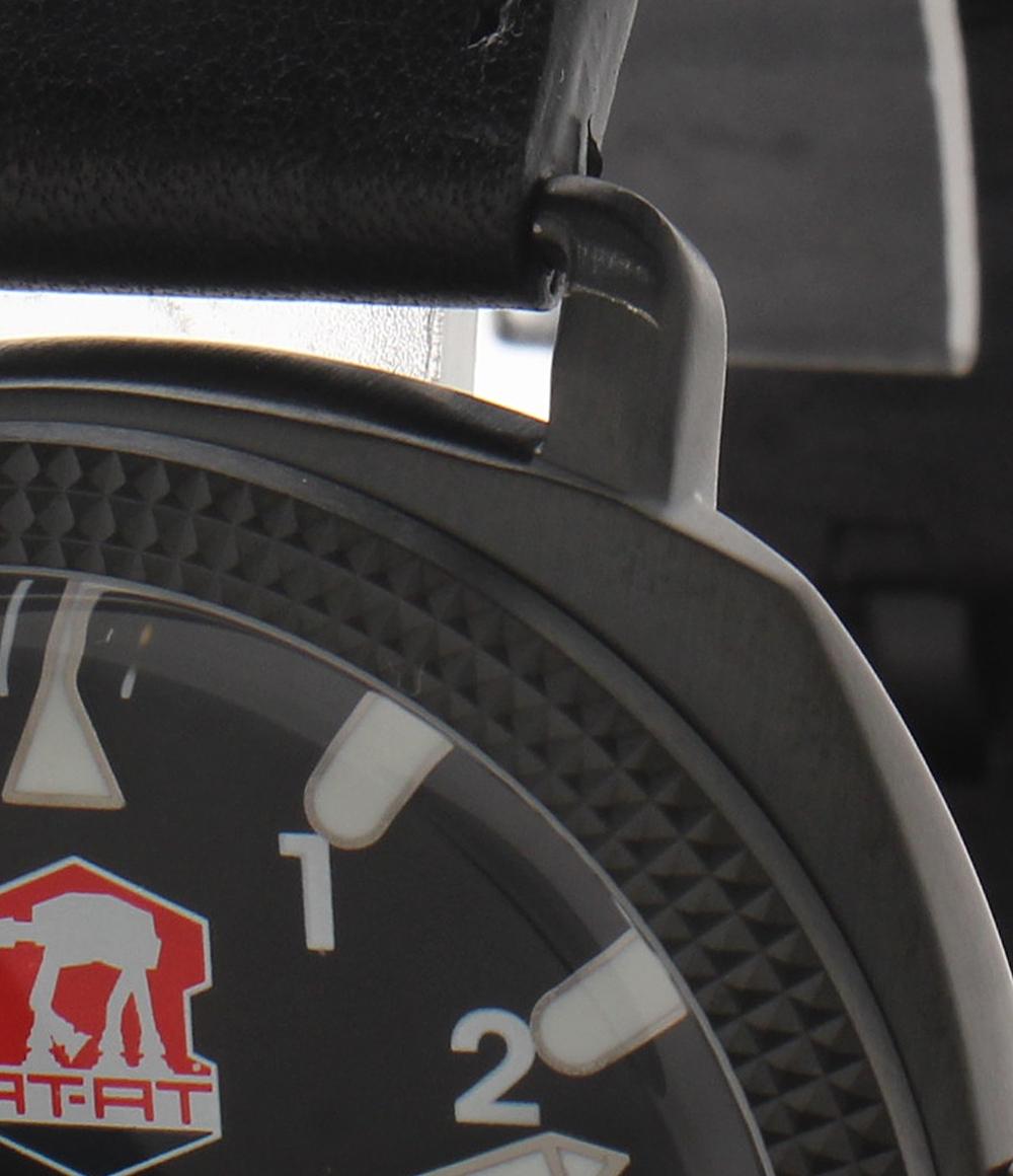 腕時計 STAR WARS 帝国軍 ミリタリーウォッチ クオーツ ブラック メンズ