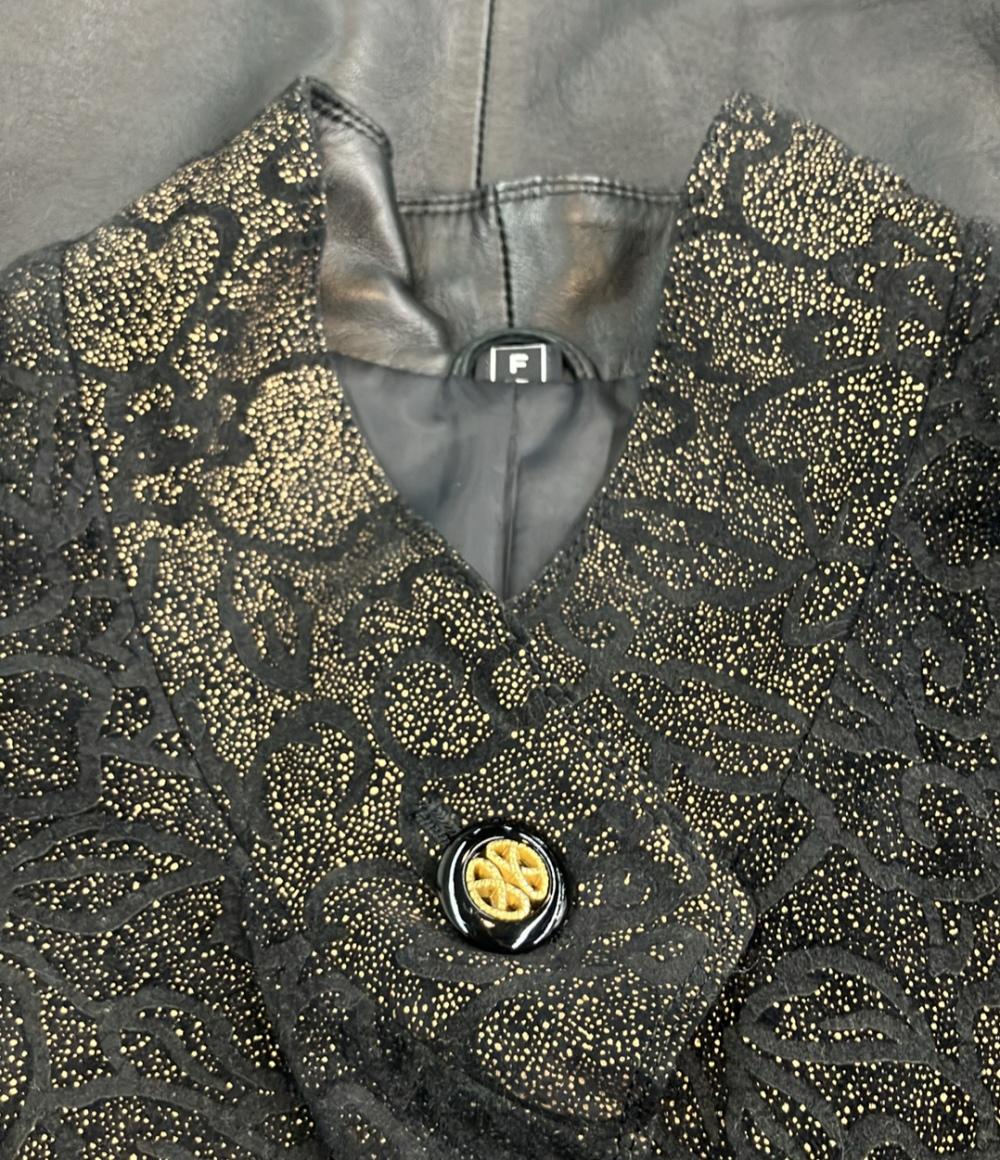 パルティナ ラムレザージャケット レディース SIZE F (M) Partina