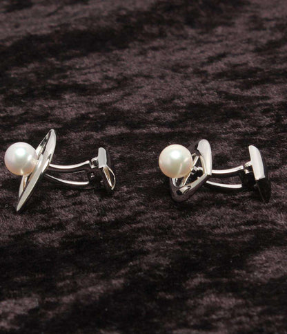 美品 MIKIMOTO カフス SV パール 7.3mm メンズ ミキモト