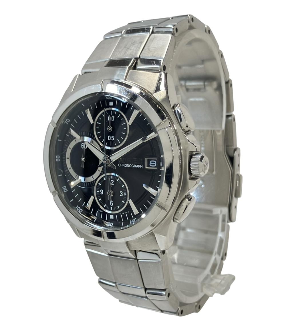 セイコー 腕時計 WIRED ワイアード クオーツ ブラック 7T92-0JK0