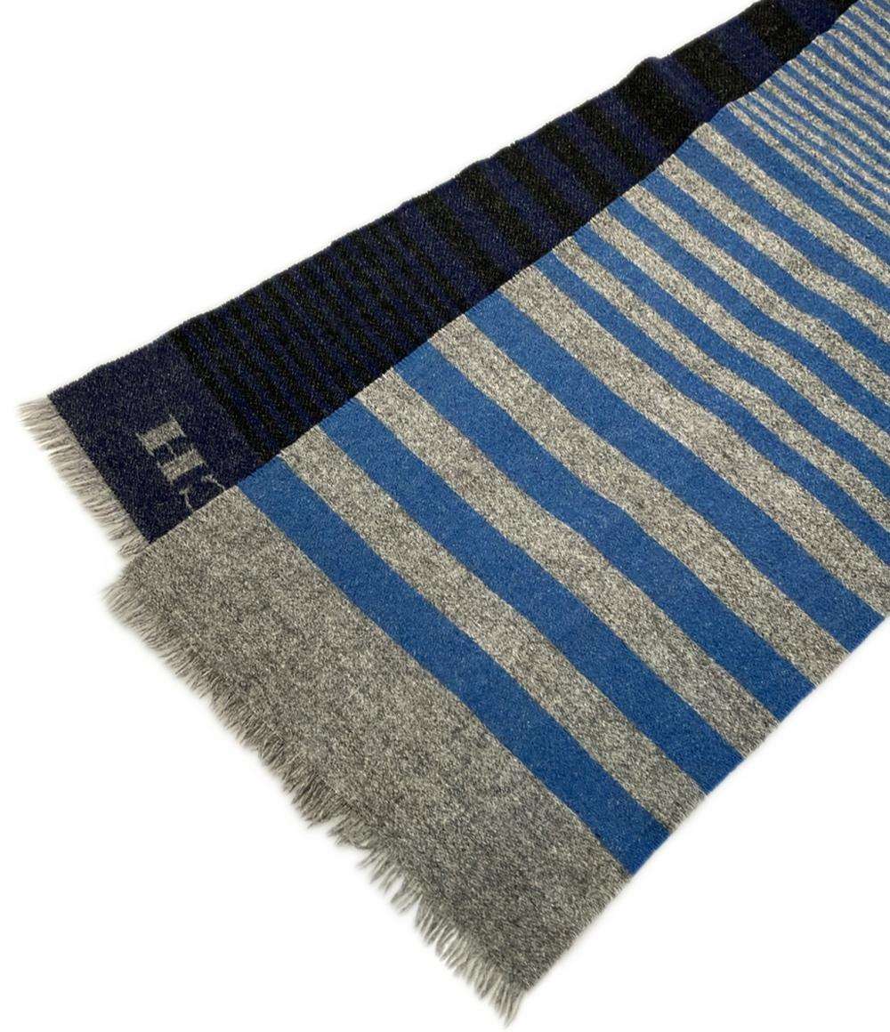 美品 COACH マフラー ボーダー柄 メンズ レディース コーチ