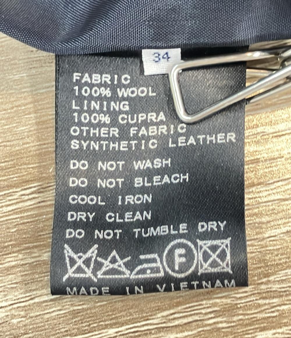 IENA ウールコート フード付き ダブルジップ 二重織りシャルムフードコクーンコート 16-020-900-9000-3-0 レディース SIZE 34 (XS) イエナ