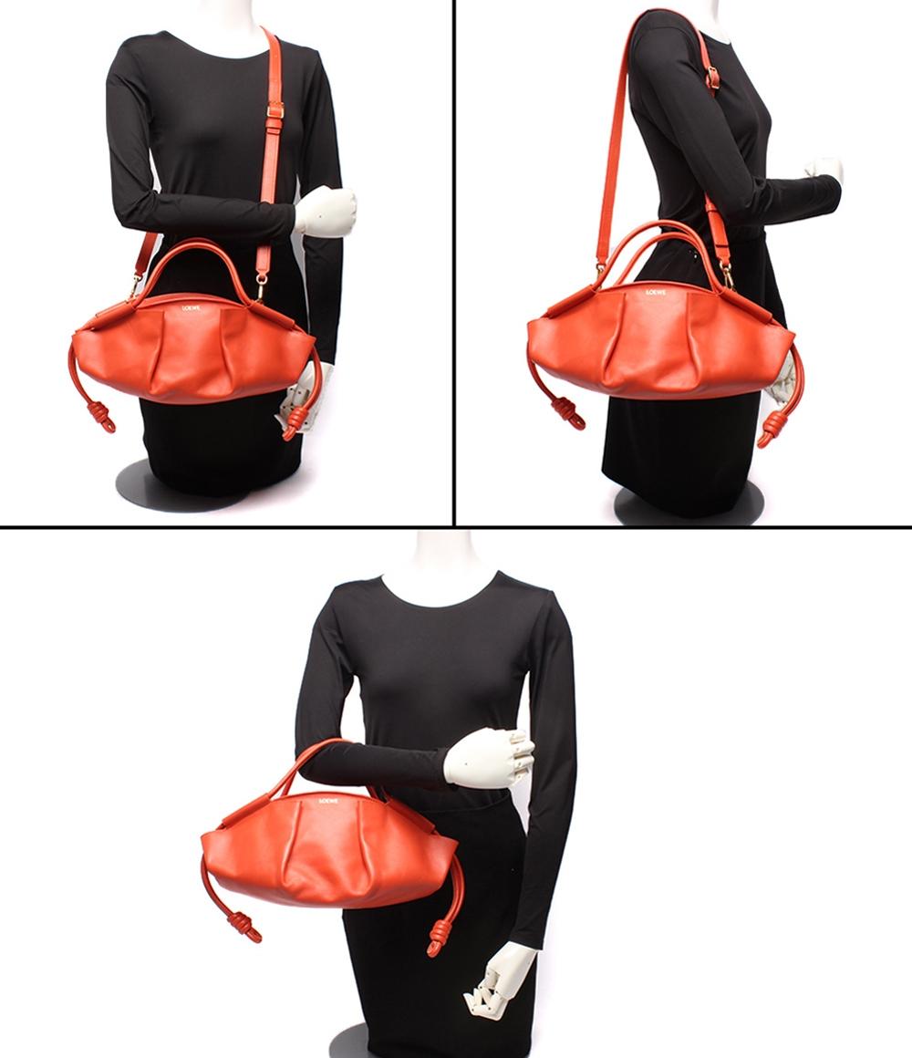 LOEWE ロエベ 2WAY パセオ　スモール ハンドバッグ ショルダーバッグ 肩掛け 斜め掛け A709P48X02 レザー    ベージュ ゴールド金具 レディース 美品【中古品】 LOEWE（ロエベ） 超美品 パセオバッグ スモール 2WAY ハンドバッグ