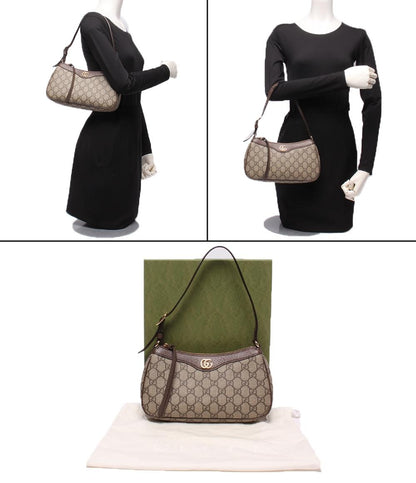 美品 GUCCI ハンドバッグ ショルダーバッグ 肩掛け GGスプリーム 735145 213317 レディース グッチ