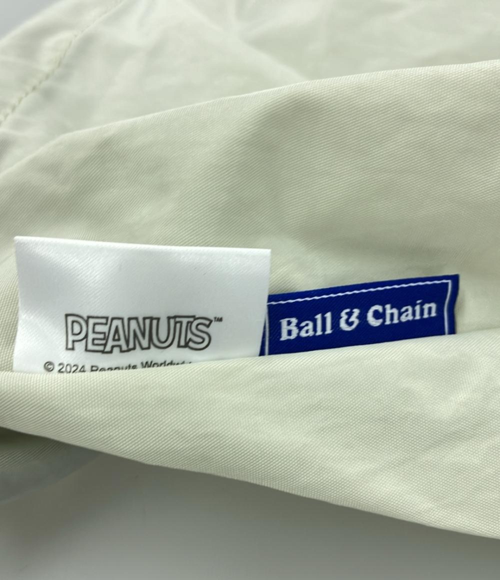 美品 ボールアンドチェーン ナイロントートバッグ エコバッグ PEANUTS スヌーピー レディース Ball&Chain