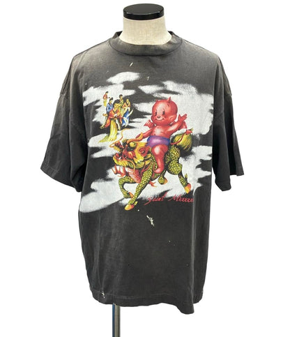 セント マイケル 半袖Tシャツ ダメージ加工 メンズ SIZE XL SAINT MICHAEL