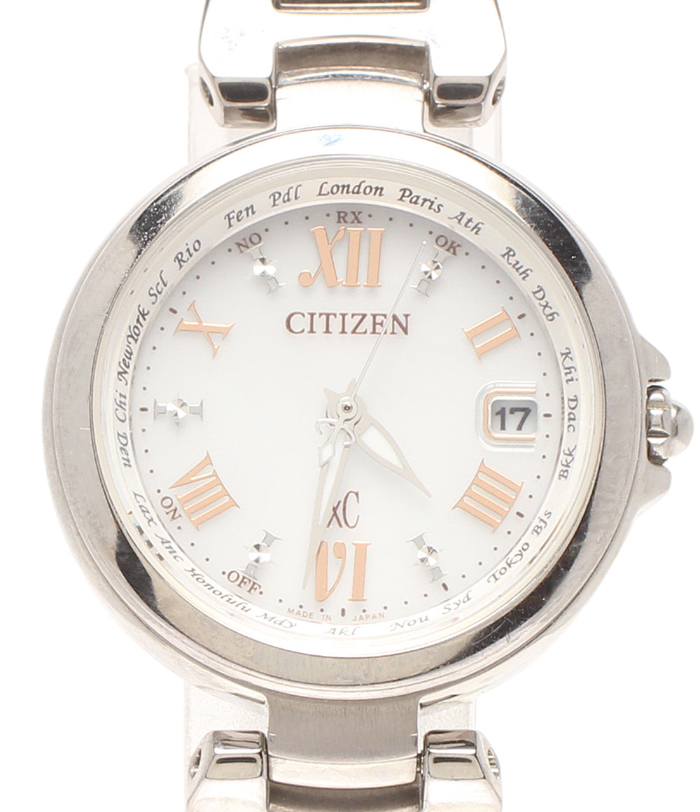 CITIZEN xC シチズン　電波ソーラー H246-T019072 CITIZEN 腕時計 クロスシ― xC ソーラー ホワイト H246-T019072
