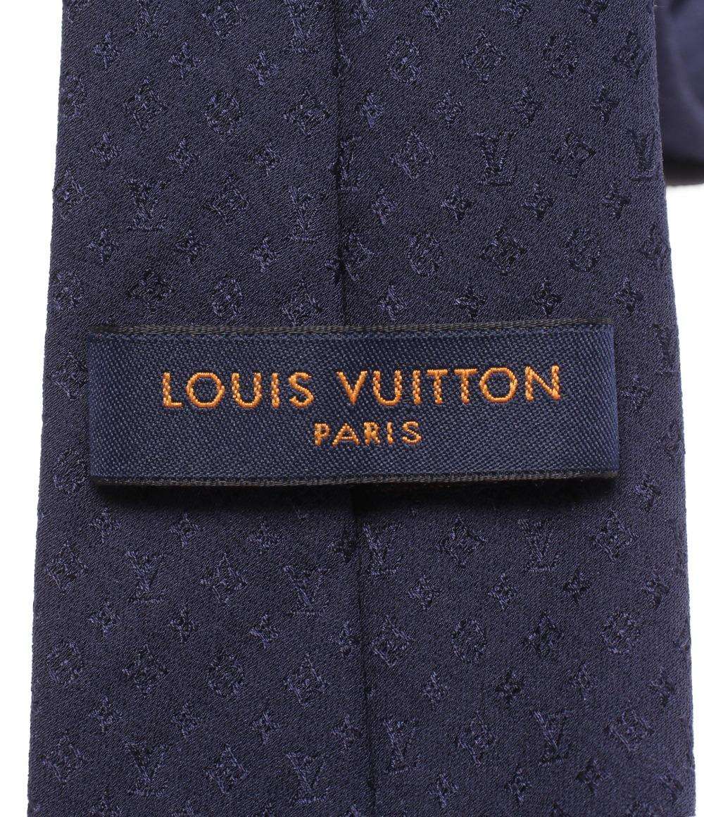 LOUIS VUITTON ネクタイ シルク100% 総柄 M71887 メンズ ルイ・ヴィトン