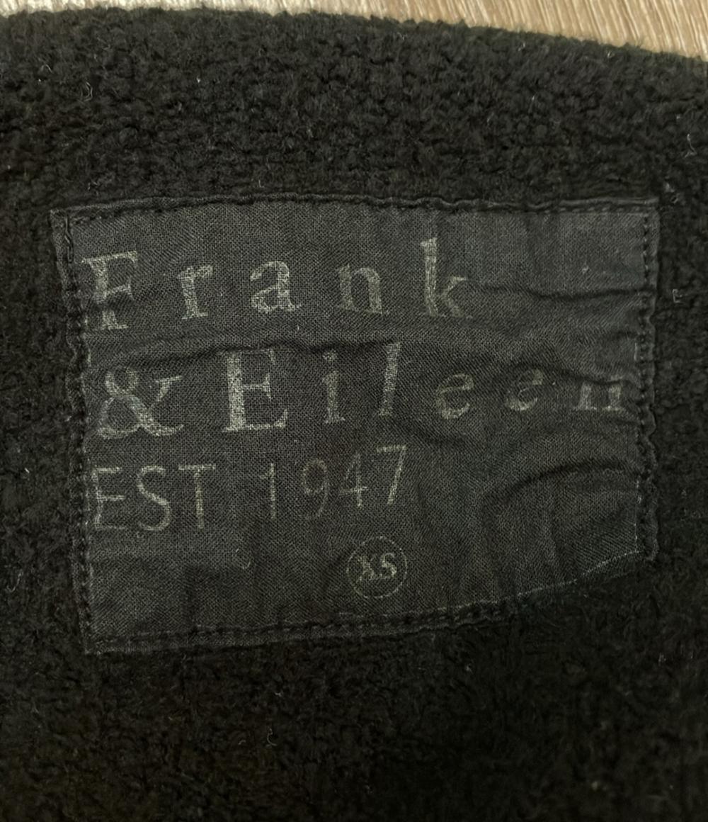Frank&Eileen 長袖ワンピース ロング 首回り袖口裾カットオフ LAB418TF レディース SIZE XS フランクアンドアイリーン