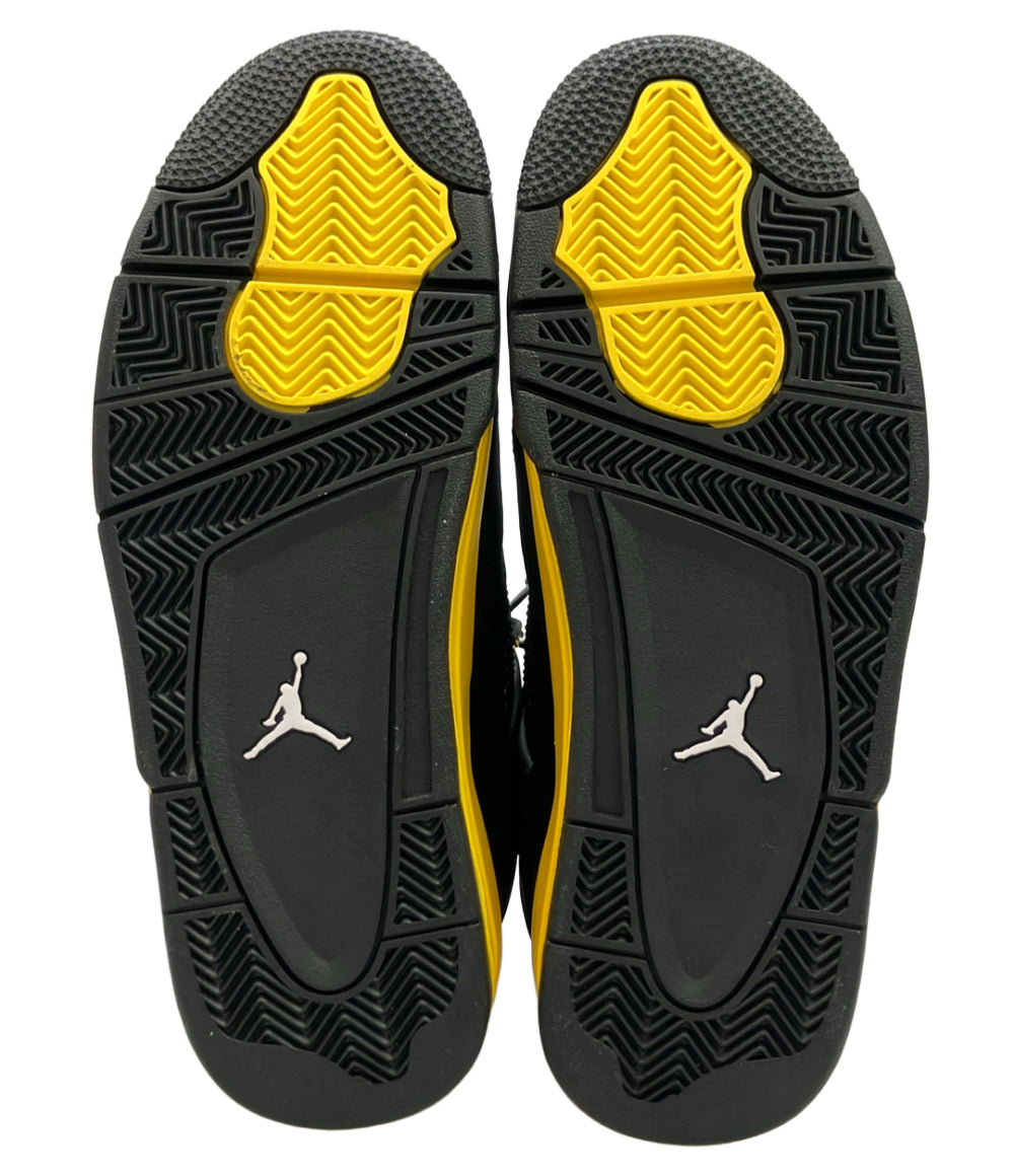 美品 NIKE ミドルカットスニーカー エア ジョーダン 4 レトロ サンダー DH6927-017 メンズ SIZE 27.0 ナイキ