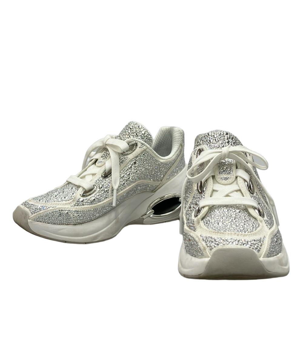 マイケルコース ローカットスニーカー トニ エンベリッシュド リネンブレンド トレーナー 43S5TRFS1D レディース SIZE 6 (M) MICHAEL KORS