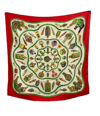 HERMES スカーフ カレ90 シルク100% Qu importe le flacon レディース エルメス