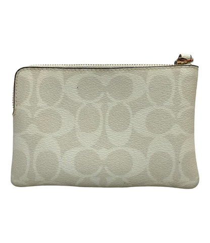 コーチ ポーチ キャンバス レザー シグネチャー CS602 レディース COACH