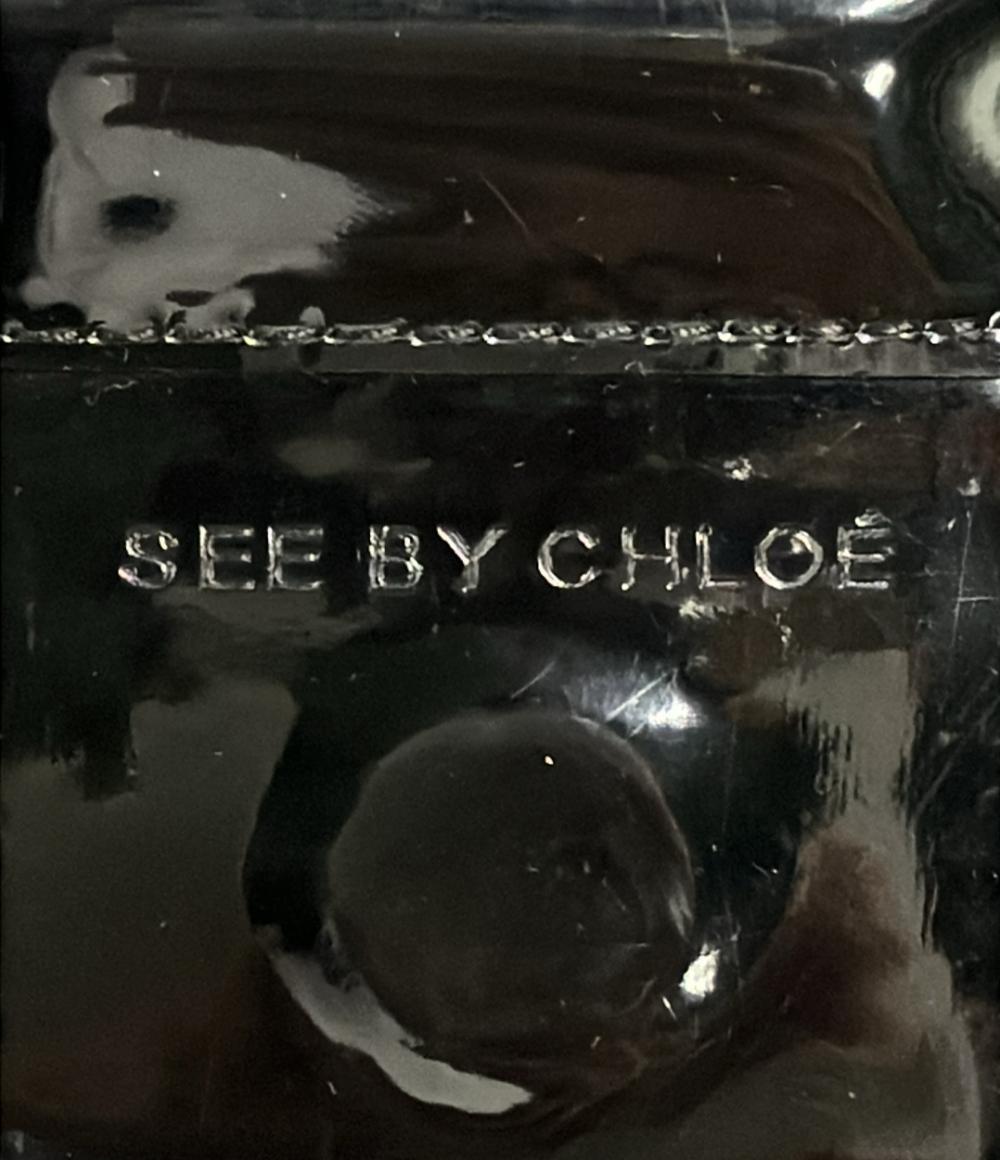 シーバイクロエ トートバッグ エナメル レディース SEE BY CHLOE