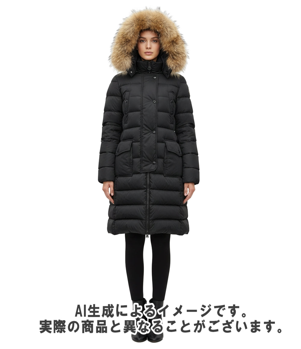 MONCLER ダウンコート KHLOE ファー付き B20934988425 レディース SIZE 0 (XS) モンクレール