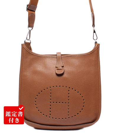 HERMES ショルダーバッグ シルバー金具 □N刻印 肩掛け 斜め掛け エヴリン3 PM レディース エルメス
