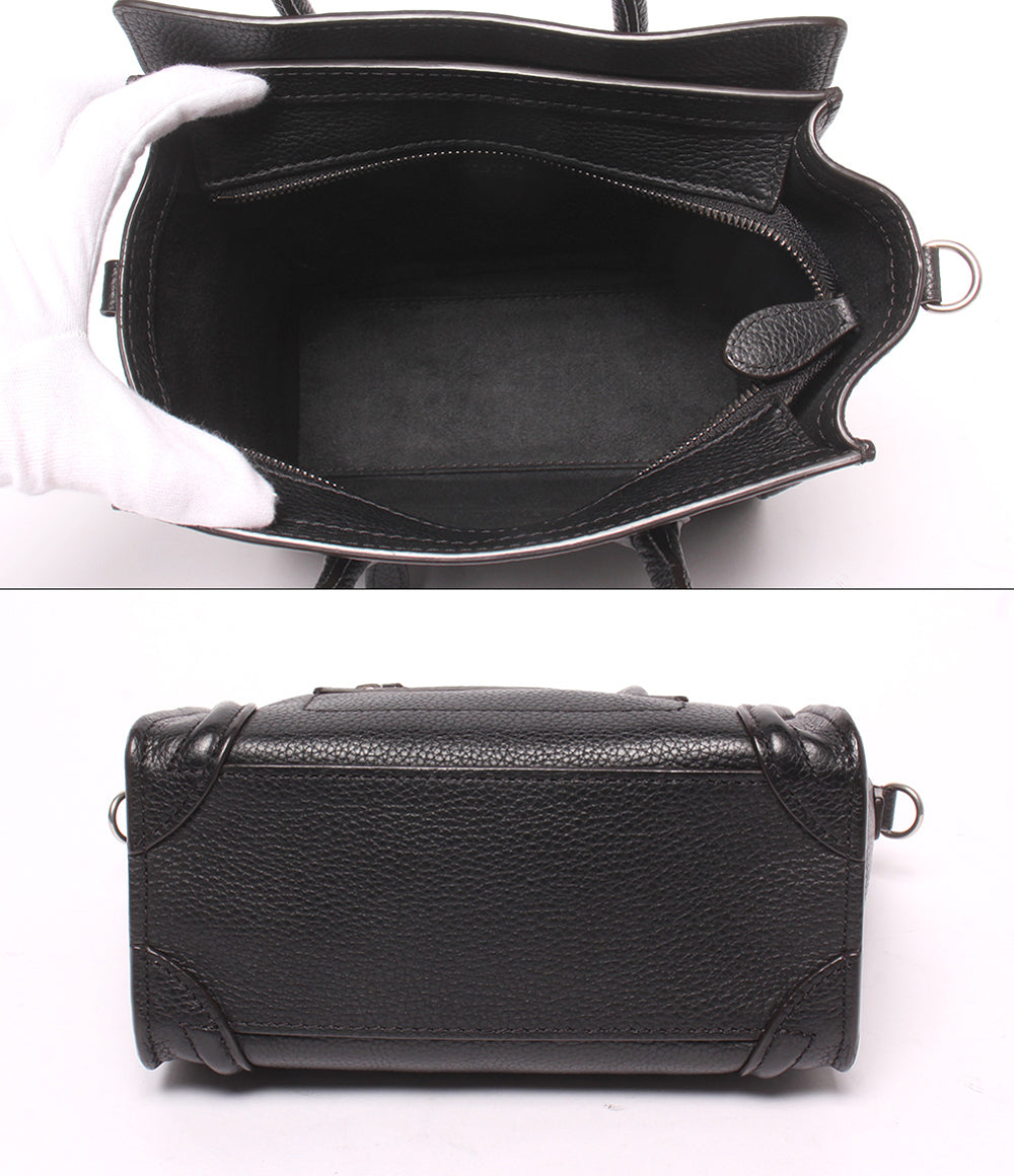 CELINE 2WAY ハンドバッグ ショルダーバッグ 肩掛け 斜め掛け ラゲージ ナノ レディース セリーヌ