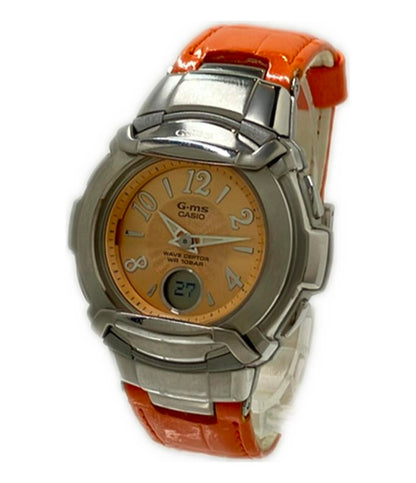 カシオ 腕時計 電池式電波 Baby-G クオーツ オレンジ MSG-1100L レディース CASIO