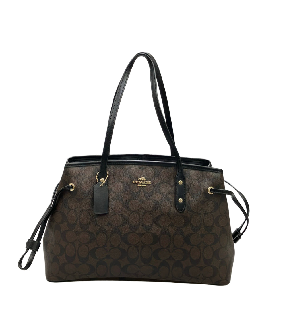美品 COACH トートバッグ シグネチャー F57842 レディース コーチ