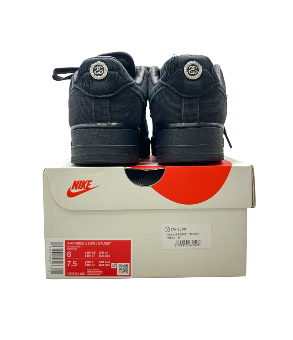 NIKE STUSSY ローカットスニーカー AIR FORCE 1 LOW CZ9084-001 レディース メンズ SIZE 24.0 ナイキ ステューシー