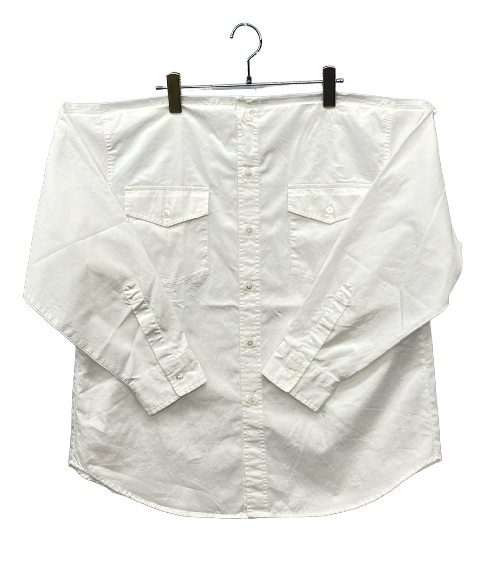 MM6 Maison Margiela ポプリンルーズロングスリーブシャツ 変形長袖シャツ S52DL0207 レディース SIZE 36 (XS) エムエムシックス メゾンマルジェラ