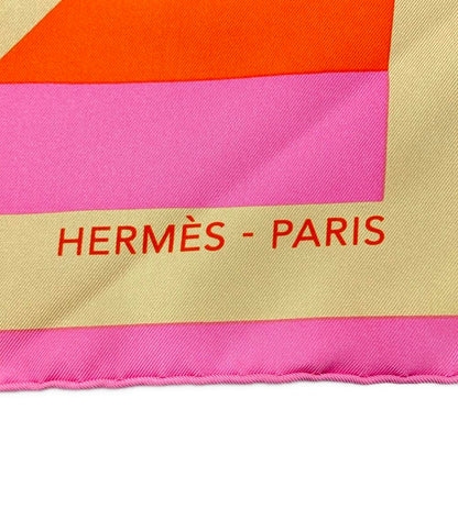 エルメス スカーフ カレ90 シルク100% アルファベット柄 レディース HERMES