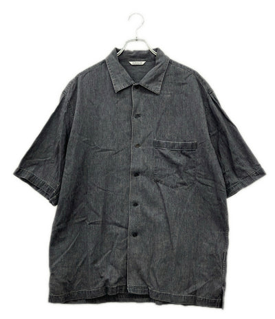 AURALEE セルビッジ スーパーライトデニム ハーフスリーブシャツ A24SS02GS メンズ SIZE 5 オーラリー