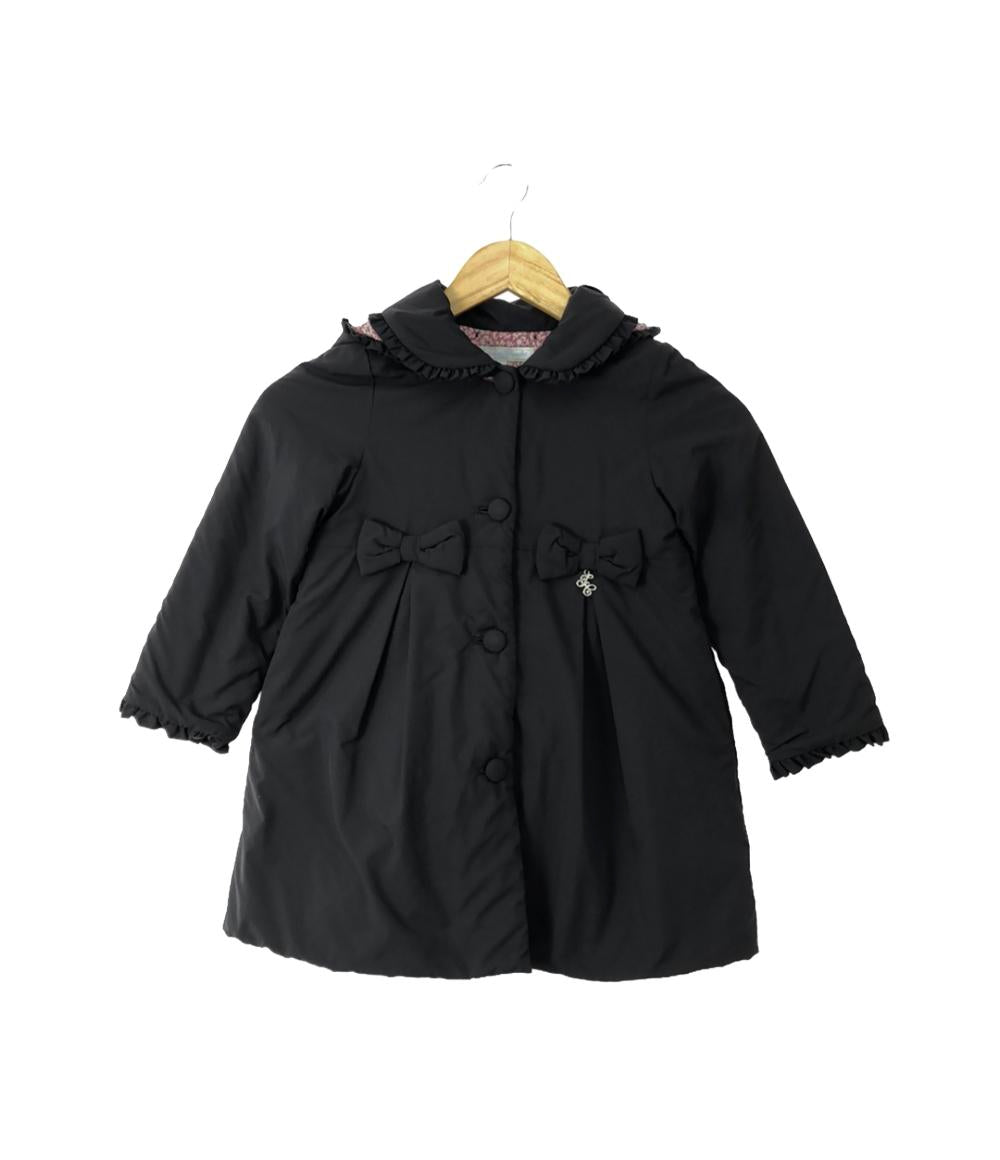 未使用級】タルティーヌエショコラ 高級 リボン ウールコート 110 定4