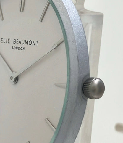 ELIE BEAUMONT 腕時計 クオーツ ホワイト EB819 レディース エリービューモント