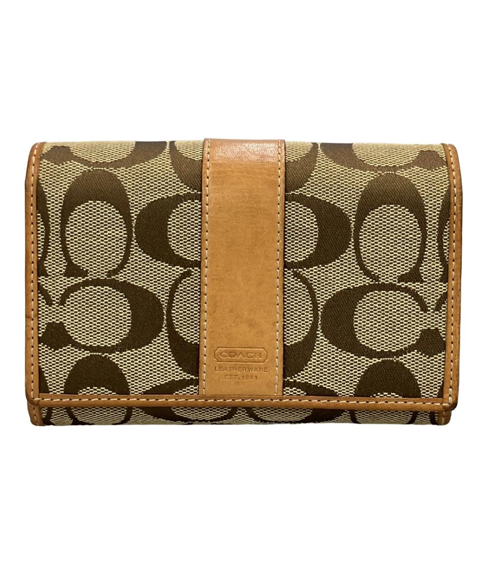 コーチ 二つ折り財布 シグネチャー レディース COACH