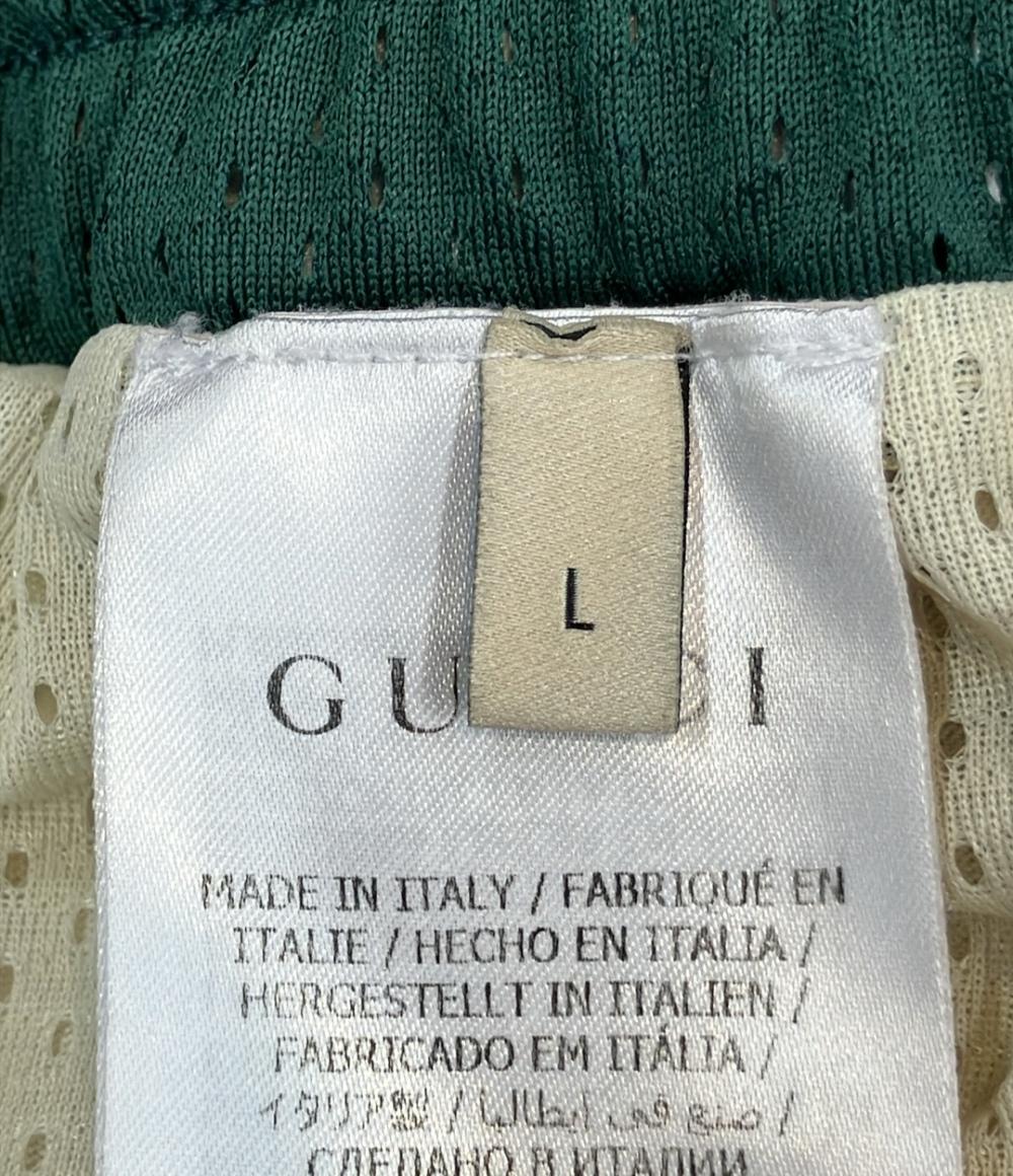 美品 GUCCI ハーフパンツ メッシュ 737407 XJFFK メンズ SIZE L グッチ