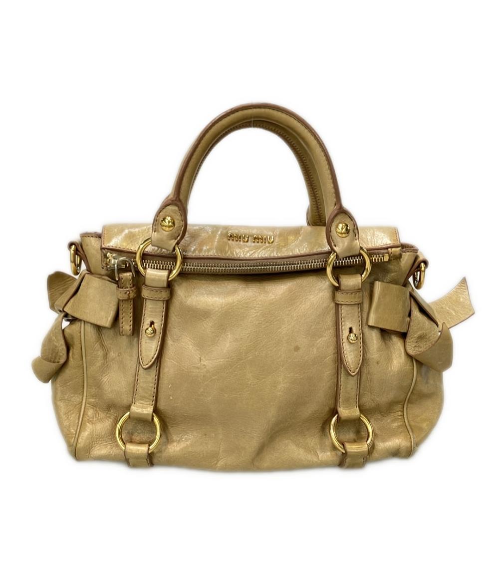 Miu Miu 2way ハンドバッグ ショルダーバッグ 斜め掛け レディース ミュウ ミュウ