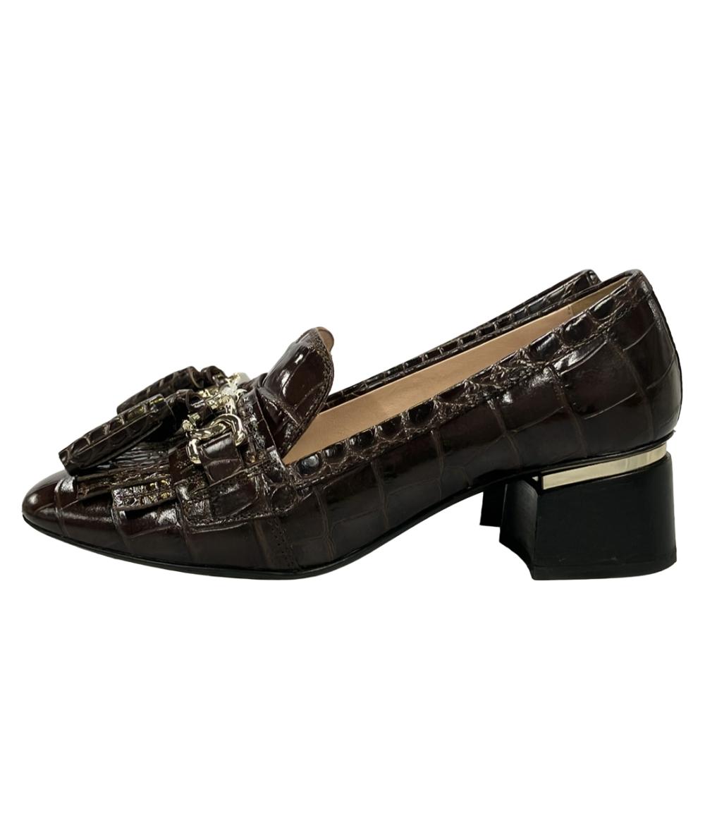 TOD’S スクウェアトゥタッセルパンプス レディース SIZE 34 1/2 トッズ