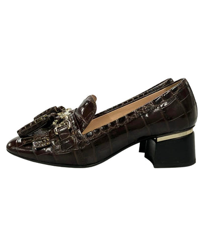 TOD’S スクウェアトゥタッセルパンプス レディース SIZE 34 1/2 トッズ