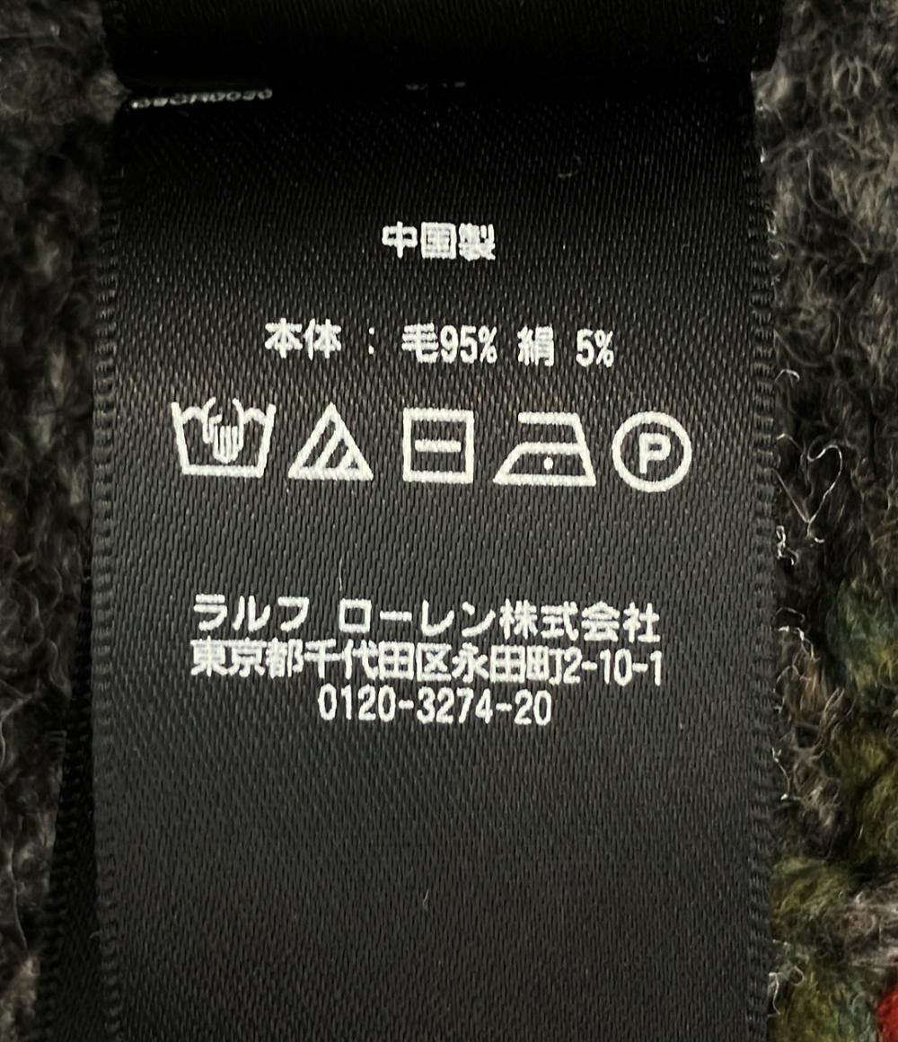 RRL 長い カーディガン ハンドニット ウール シルク 19AW メンズ SIZE 170 92A (S) ダブルアールエル