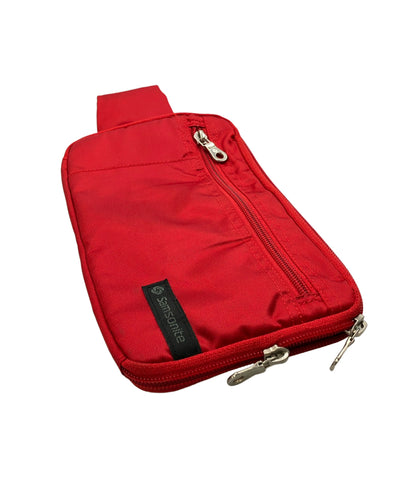 美品 Samsonite ボディバッグ ウエストバッグ ウエストポーチ メンズ サムソナイト