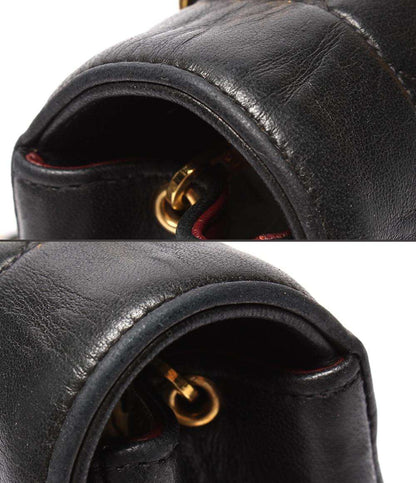 CHANEL チェーンショルダーバッグ ダイアナ 25 ラムスキン 2番台 ゴールド金具 シングルフラップ シングルチェーン マトラッセ レディース シャネル