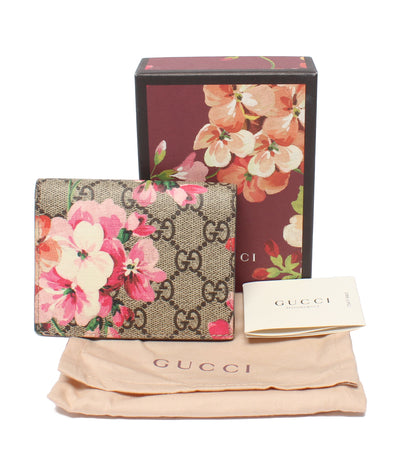 GUCCI 二つ折り財布 カードケース GGブルームス GGスプリーム 410088 レディース グッチ