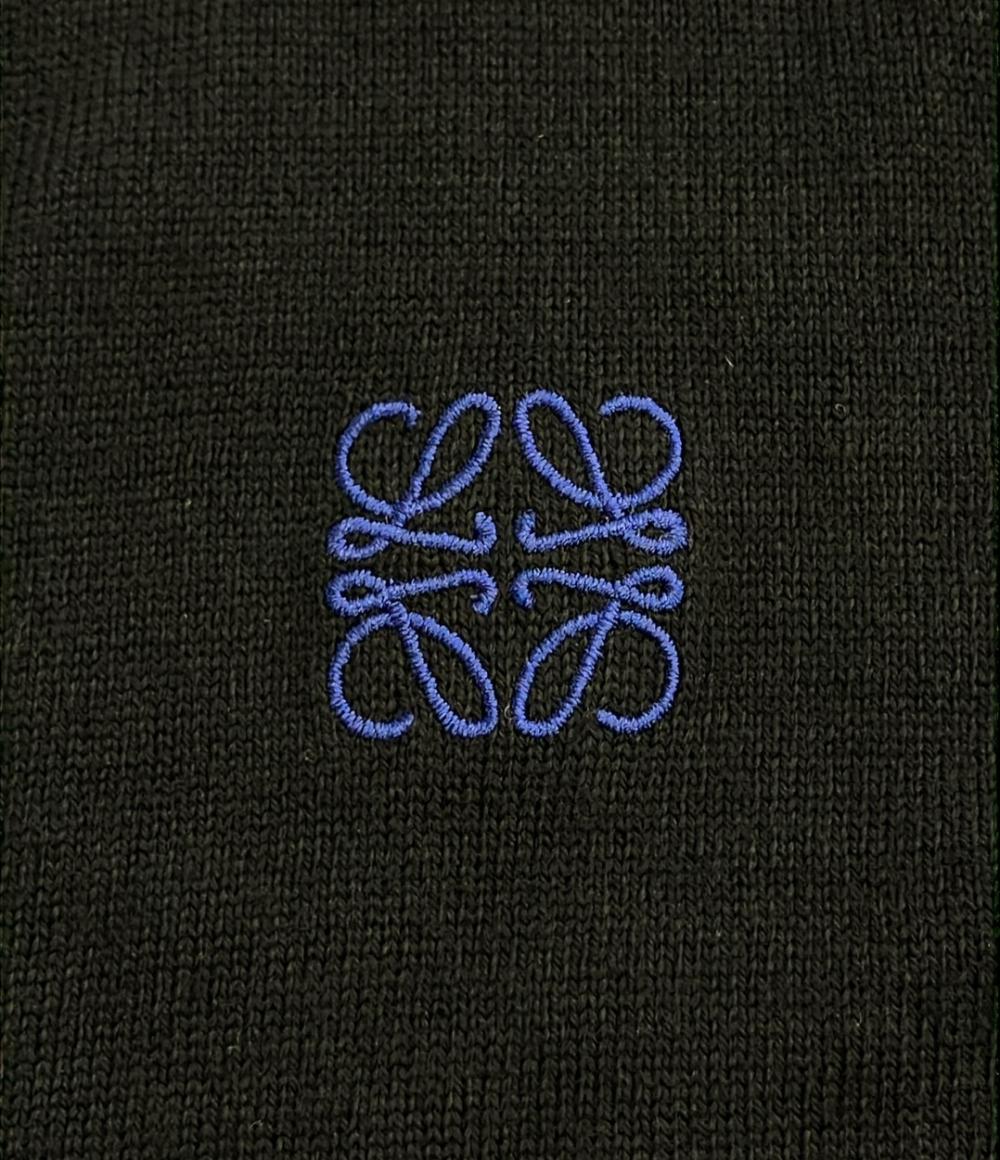 美品 LOEWE 長袖カーディガン アナグラム刺繍 レディース SIZE XS ロエベ